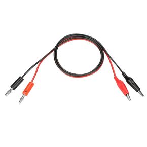 Output Cable Line Multimeter Banana Plug to Crocodile Alligator Clip Test Probe Wire 30V 5A 80cm Banana to Large Alligator Test Set for Adjustable DC Regulated Power Supply