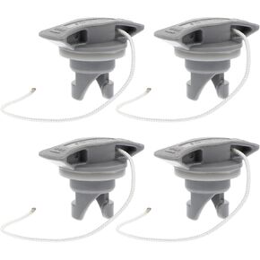 BESPORTBLE 4pcs Boat Air Valve Plug Inflatable Boat Valve Cover Spiral Air Plugs Replacement for Rubber Dinghy Raft Kayak Pool Boat Airbeds