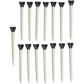 Plastic Golf Tees (15 Pieces) Zero Friction Golf Tees Designed to Improve Golf Shot Distance & Precision, Long Golf Tees Perfect Golf Accessories for Men and Women