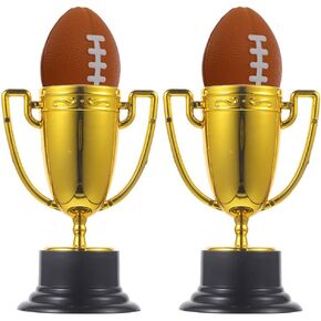 Tofficu 3 Sets Trophy Ornaments Winner Trophy Cup Competition Trophy Celebration Award Trophy Trophies Ceremony Trophy Cup Party Celebration Trophy Model Abs Parent-Child Sports Props