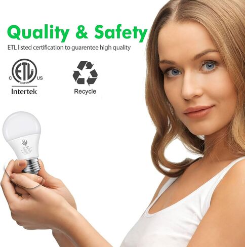 A19 LED Light Bulb, 75W Equivalent LED Bulb, 11W 5000K Daylight, 1100 Lumens, Non-Dimmable Light Bulbs, CRI 85+, No Flicker E26 Base Bulbs for Home Office, 6-Pack in Saudi Arabia