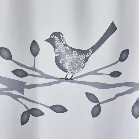 SKL Home by Saturday Knight Ltd. Aviary Curtain Tier Pair, 54 Inches x 24 Inches, Pastels in Saudi Arabia