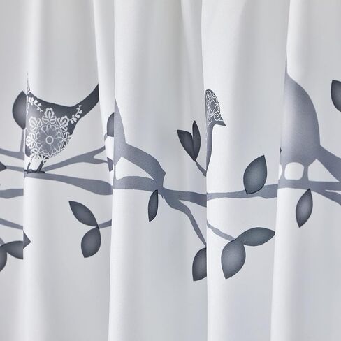 SKL Home by Saturday Knight Ltd. Aviary Curtain Tier Pair, 54 Inches x 24 Inches, Pastels in Saudi Arabia