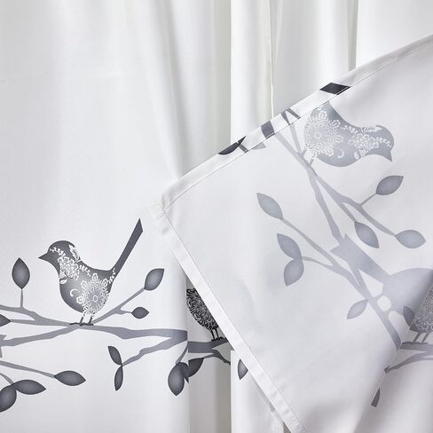 SKL Home by Saturday Knight Ltd. Aviary Curtain Tier Pair, 54 Inches x 24 Inches, Pastels in Saudi Arabia
