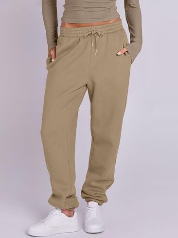 ANRABESS Womens 2 Piece Outfits Going Out Tops Fleece Sweatpants Joggers Tracksuit Y2K Matching Lounge Sets Fall Clothes in Saudi Arabia