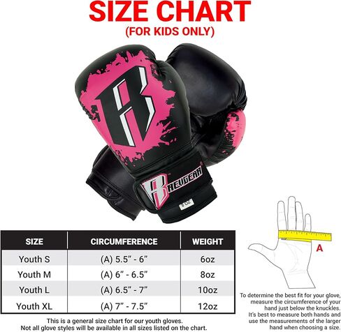 قفاز ملاكمة من سلسلة القتال للأطفال من Revgear | مصممة لتناسب أيدي الأطفال | مثالية للفنون القتالية المختلطة والفنون القتالية وكراف ماغا in Kuwait