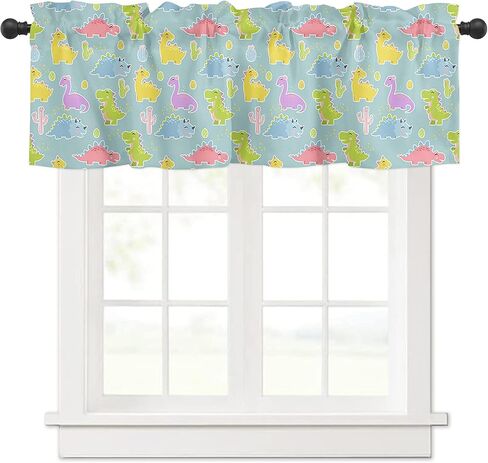 Window Curtains Valances, Lotus Flower Leaves Carp Koi Fish Traditional Chinese Art Ink Painting Rod Pocket Cafe Valance Short Curtains for Kitchen, Bedroom, Living Room, 1 Panel, 54X18 in Saudi Arabia