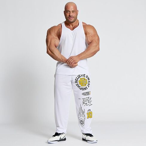 Athletic Tank Tops for Men Slim Fit Quick Dry Runnning Top Workout Gym Muscle Tanks in Saudi Arabia