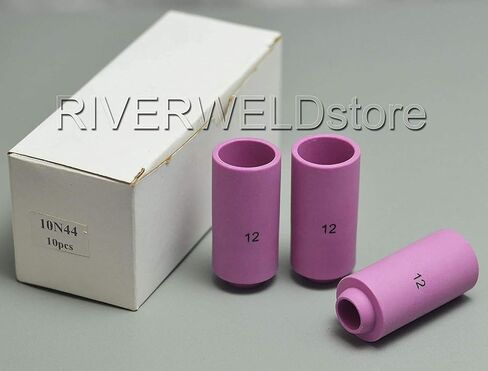 RIVERWELD TIG ألومينا فوهات كوب درع السيراميك #7 10N47 7/16 "فتحة تناسب DB PTA SR WP 17 18 26 TIG شعلة لحام 10pk in Saudi Arabia