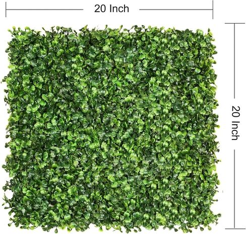 2PCS Artificial Green Wall Grass Decoration, 24X16 inches, Wall Green Grass, Artificial Green Grass Wall, Used for Wedding, Party Background, Indoor and Outdoor Greening in Saudi Arabia