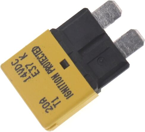 3PCS Circuit Breakers E37 Auto (T1) Reset Low Profile ATC/ATO 20A 14V DC in Kuwait