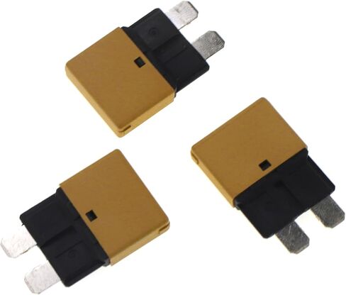 3PCS Circuit Breakers E37 Auto (T1) Reset Low Profile ATC/ATO 20A 14V DC in Kuwait