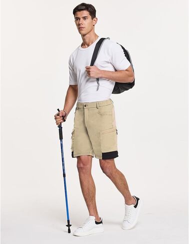 شورت Acubozzntb للرجال للمشي لمسافات طويلة، شورت كاجوال سريع الجفاف مع جيوب متعددة للرجال، الركض، التسلق، صيد الأسماك، المشي in Kuwait