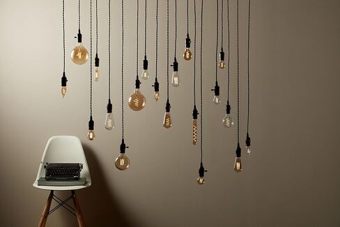 GE Vintage Style LED Light Bulb, 40 Watt, Amber Finish, G25 Globe Bulb (1 Pack) in Saudi Arabia