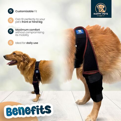 Dog Knee Brace Adjustable Front Hind Leg Brace for Cruciate Ligament Injury, Luxating Patella, Torn ACL in Saudi Arabia