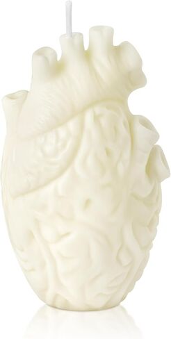 Zainpe Anatomical Heart Shaped Candle Gift Pine Fragrance Natural Soy Wax Handmade Aromatherapy Candle Home Aesthetic Decor Desk Decoration for House Bedroom Party Supplies Rose Pink 2.4 x 4.1 in in Saudi Arabia