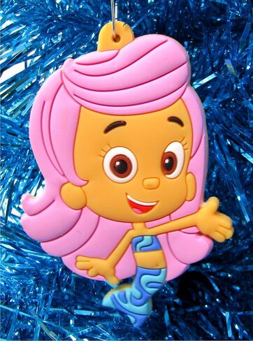 مجموعة ORNAMENT Bubble Guppies Holiday Christmas - تصميم بلاستيكي فريد مقاوم للكسر in Saudi Arabia