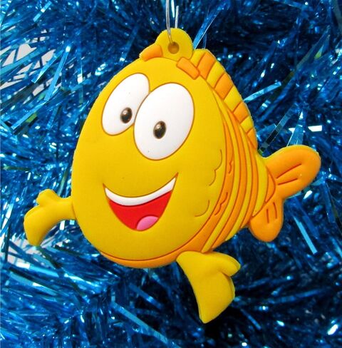 مجموعة ORNAMENT Bubble Guppies Holiday Christmas - تصميم بلاستيكي فريد مقاوم للكسر in Saudi Arabia