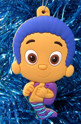 مجموعة ORNAMENT Bubble Guppies Holiday Christmas - تصميم بلاستيكي فريد مقاوم للكسر in Saudi Arabia