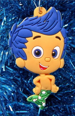 مجموعة ORNAMENT Bubble Guppies Holiday Christmas - تصميم بلاستيكي فريد مقاوم للكسر in Saudi Arabia