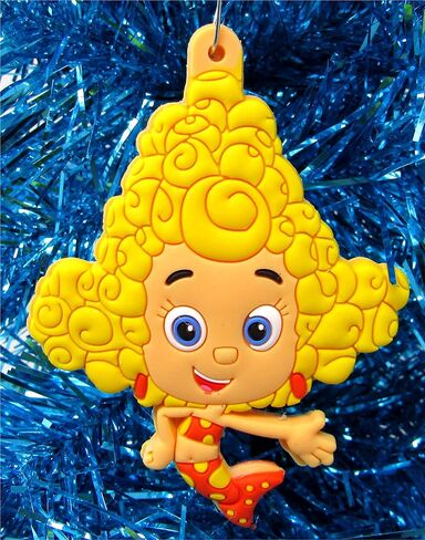 مجموعة ORNAMENT Bubble Guppies Holiday Christmas - تصميم بلاستيكي فريد مقاوم للكسر in Saudi Arabia