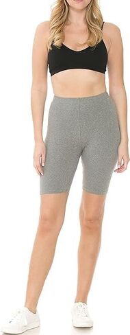 Women's Waistband Biker Workout Athletic Yoga Shorts in Saudi Arabia