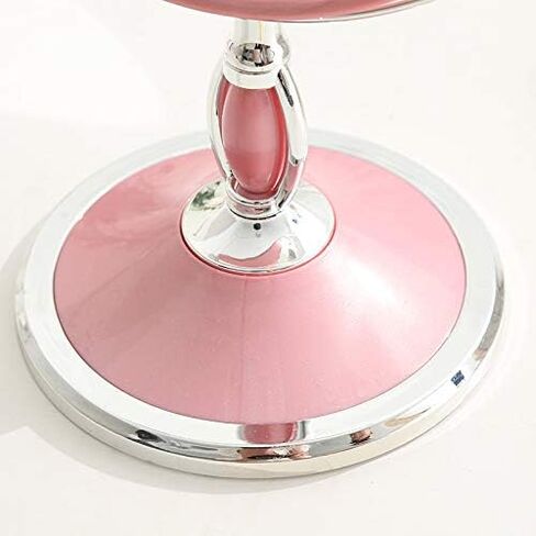 6-Inch Mirrors Tabletop Vanity Makeup Mirror Two-sided Swivel Desk Mirror One Side 3X Magnification (Bead pink) in Saudi Arabia
