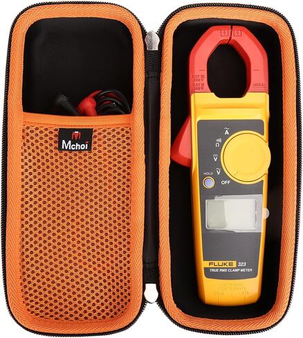 Mchoi Hard Carrying Case Fits for Fluke 323/324/325 Clamp Multimeter AC-DC TRMS, Case Only in Saudi Arabia