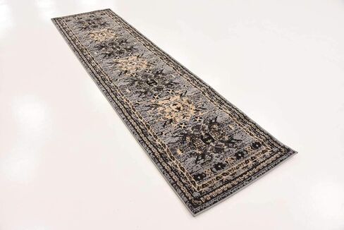 Unique Loom Taftan Collection Border Geometric Tribal Inspired Design Area Rug, 2 ft 2 in x 3 ft, Brown/Tan in Saudi Arabia