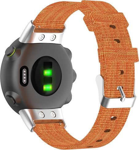 Woven Band Fit for Garmin Forerunner 45, Garmin Swim 2, Nylon Fabric Breathable Replacement Bands Wristbands Straps Bracelet Accessories for Garmin Forerunner 45S Men Women in Saudi Arabia