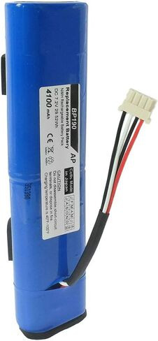 بطارية بديلة للطاقة الحرفية لسلسلة Fluke ScopeMeter 190 و190c | 4100 مللي أمبير | نيمه | 7.2 فولت | صنع في خلايا اليابان | يستبدل بطارية فلوك BP190، B11432 و677390. in Kuwait