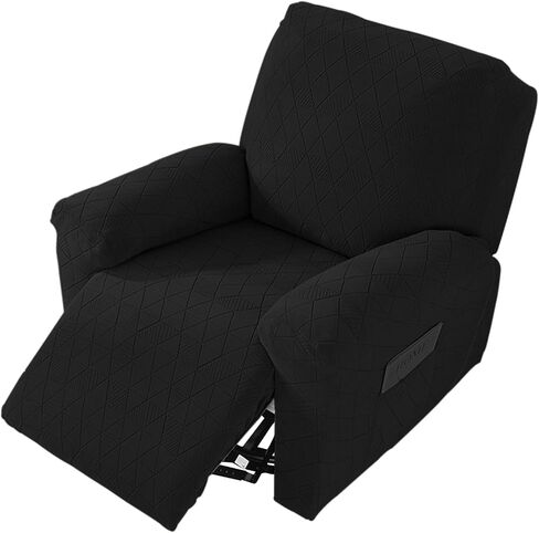 NORTHERN BROTHERS Recliner Chair Covers, Recliner Cover, Recliner Covers That Stay in Place, Recliner Covers, Reclining Couch Covers (4 Pieces, 1 seat, Khaki) in Kuwait