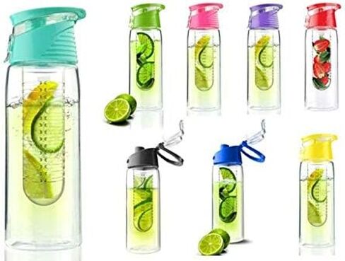 زجاجة مياه Asobu Flavour It Infuser بنكهة الفاكهة النقية 2 Go، ليموني in Saudi Arabia