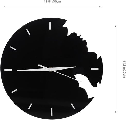 الخفافيش الاكريليك ساعة حائط الحيوانات الإبداعية معلقة ساعة حائط ثلاثية الأبعاد مخيف الخفافيش صورة ظلية صامتة غير موقوتة ساعة حائط الخفافيش طار جدار ديكور in Kuwait