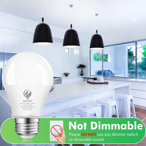 لمبة إضاءة LED A19، لمبة LED مكافئة 75 وات، ضوء نهاري 11 وات 5000 كلفن، 1100 لومن، مصابيح إضاءة غير قابلة للتعتيم، CRI 85+، مصابيح قاعدة بدون وميض E26 للمكتب المنزلي، 6 عبوات in Saudi Arabia