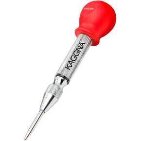 5-Inch Automatic Center Punch for Metal, Leather Punch, Adjustable Impact Spring Loaded Center Punch Tool, Spring Punch, Center Punch Spring Loaded, Auto Center Punch