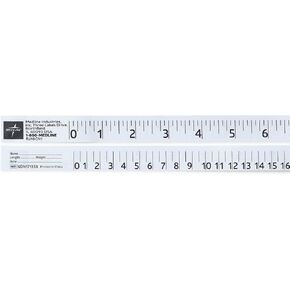 Medline Paper Measuring Tape, Flexible, Inches and Centimeters, Disposable, Great for Single Use, 72" (Pack of 500)