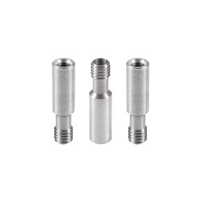 Aokin Heat Break Throat 3D Printer Throat Tube, M6 Thread Stainless Steel Throat for Creality Ender 3, Ender 3 Pro, Ender 3 V2, Ender 5, Ender 5 Pro, CR-10/10S 3D Printer, 3 Pcs