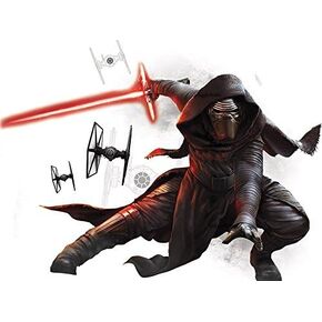 12 Inch Kylo Knight of Ren Sith Lightsaber First Order Star Wars The Force Awakens Dark Side Episode 7 Removable Wall Decal Sticker Art Home Decor Kids Room-11 3/4 Inches Wide by 9 Inches