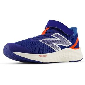 New Balance unisex-child Fresh Foam Arishi V4 Bungee Lace with Top Strap Running Shoe