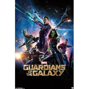 Trends International Marvel Cinematic Universe - Guardians of the Galaxy - One Sheet Wall Poster, 22.375" x 34", Premium Unframed Version