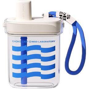 Portable Flat Water Bottle 24oz（700ml） Portable square water bottle with straw,BPA Free Tritan，Leak proof，Light weight,For travel,Gym,Fitness,Work,Camping etc