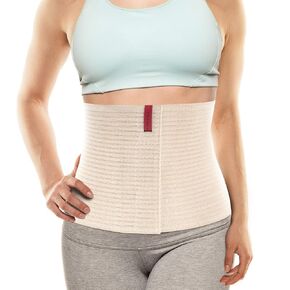 ORTONYX 10.25" Abdominal Binder for Men and Women/Postpartum Post-operative Post-surgery Wrap/Abdomen Navel Umbilical Hernia Support Belt / 524010 Beige L/XXL
