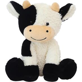 Cow Stuffed Animal Plush Hugging Toys Throw Pillow Plushie Dolls for Kids 9"