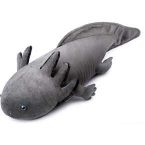 Large Axolotl Plush Weighted Stuffed Animals - Super Long 30Inch Weighted Axolotl Plush, Realistic Cute Blue Ambystoma Pillow Toys Real Plushie Large Weighted, Unique Plush Gift Collection for Kids