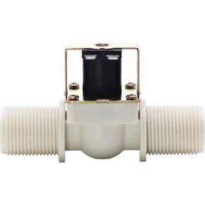 DIGITEN 1" DC 12V Electric Solenoid Valve Normally Closed N/C Water Inlet Flow Switch