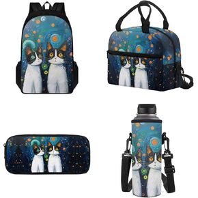 Sea Turtle Backpack Set Soft Double Zipper School Bag with Leakproof Lunch Box Pencil Pouch Water Bottle Sleeve, School Backpack for School and Daycare