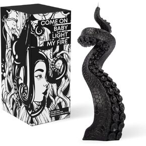 Cat Candle for Gothic Decor - Black Candles with a Skeleton Inside | 24 Hr Burn & Gift Box | Unique Candles for Cat Party Decorations | Housewarming Gifts and Cat Gifts for Cat Lovers