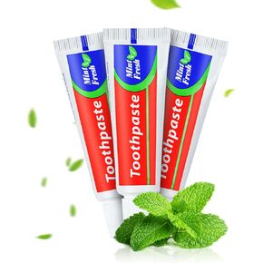 30 Tubes Bulk Travel Size Toothpaste,Miniature 0.88oz(25g) Small Toothpaste Travel Size Bulk 1.3x3.93 inches Peppermint Mini Disposable Toothpaste for Hotel,Guests,Homeless,Charity