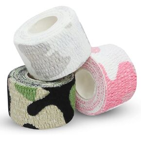 Bear Grips Weightlifting Tape | Thumb Tape, Athletic Wrist Tape, Finger Tape | Weight Lifting Tape, Sport Tape, 3-Pack | Tactical Tape, Stretchy Hand Tape, Gym Tape, WOD Tape, Hook Grip Tape, Workout